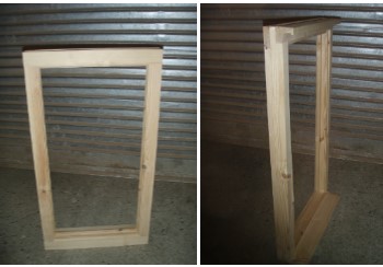 Direct Glazed, Softwood Window 570mm W x 1050mm H