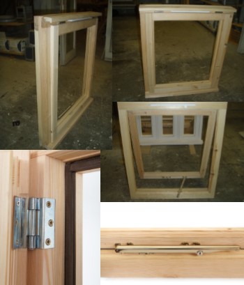 Single casement, softwood, top hung window with trickle vent 745mm x 880mm